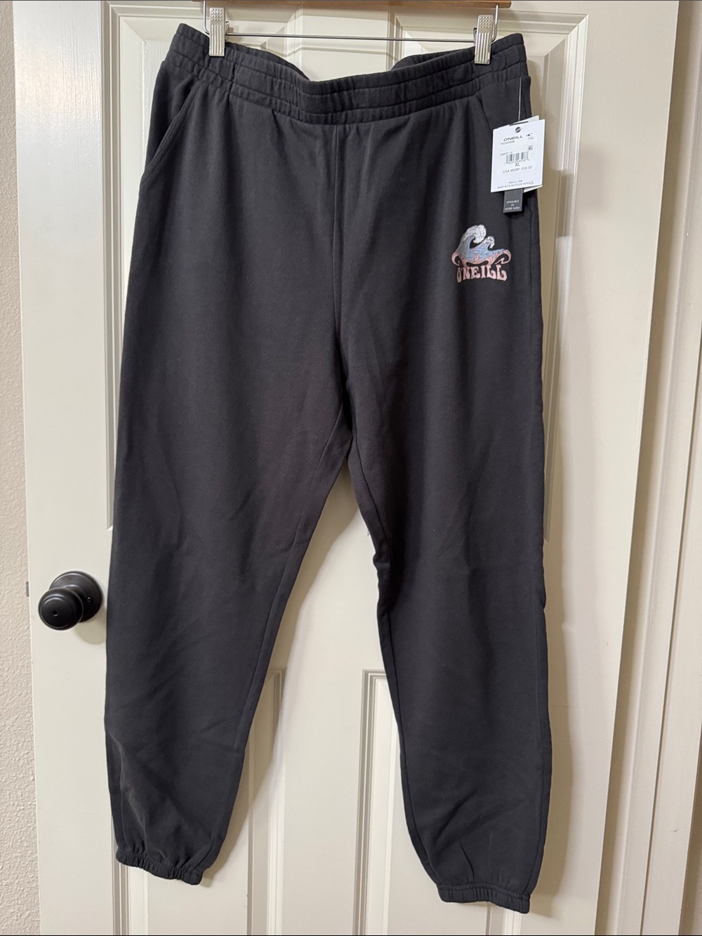 O'Neill Women’s Charcoal Grey Sweat Joggers with Small Logo